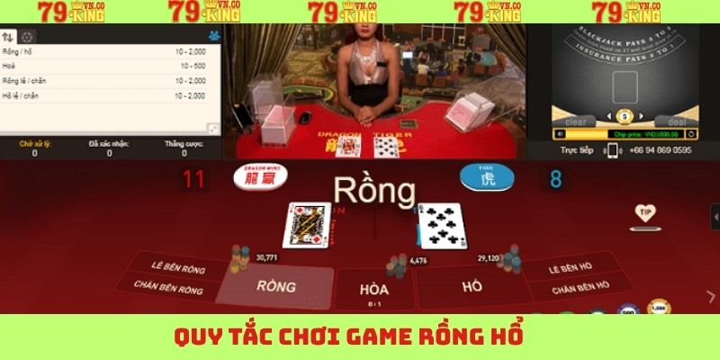 Nắm rõ luật chơi rồng hổ tại nhà cái 79King